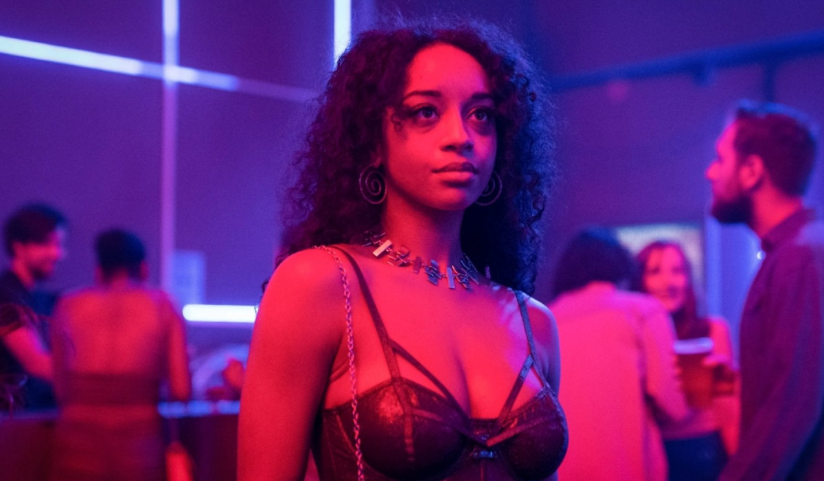 Siena Kelly as Domino Day in the BBC's Domino Day
