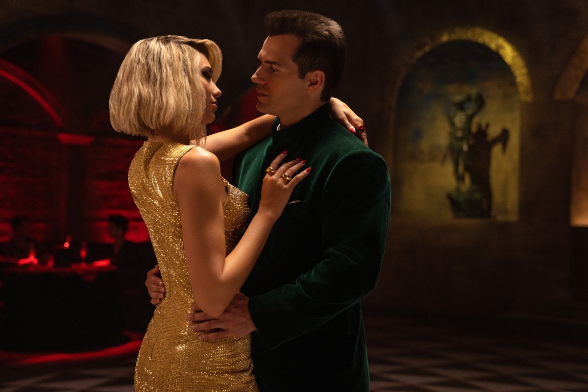 Dua Lipa and Henry Cavill in 'Argylle'