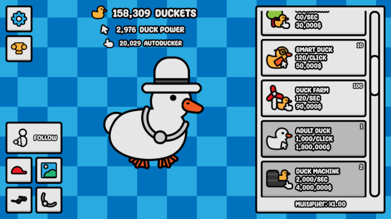 Gameplay from Duck Duck Clicker by Hamdy Elzanqali