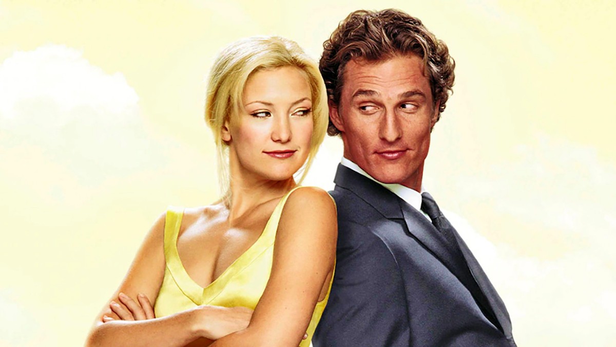 Kate Hudson and Matthew McConaughey on the movie poster for 'How to Lose a Guy in 10 Days.'