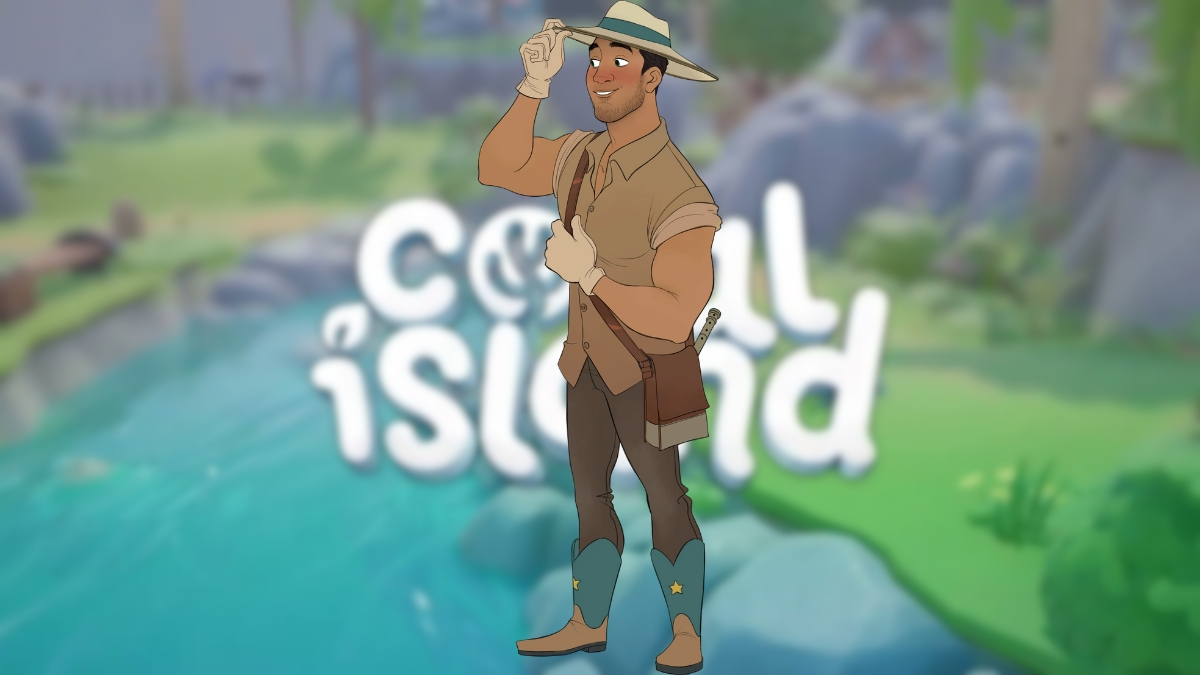 Kenny blushing in Coral Island