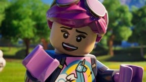 A minifigure from LEGO Fortnite
