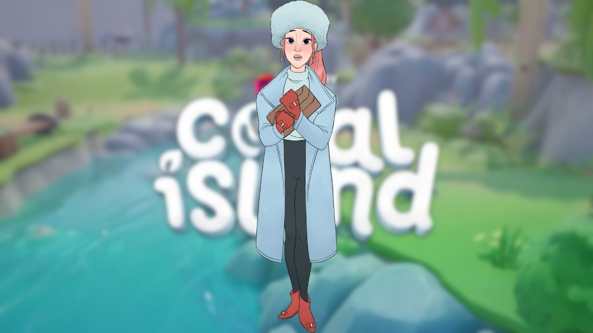 Leah blushing in Coral Island