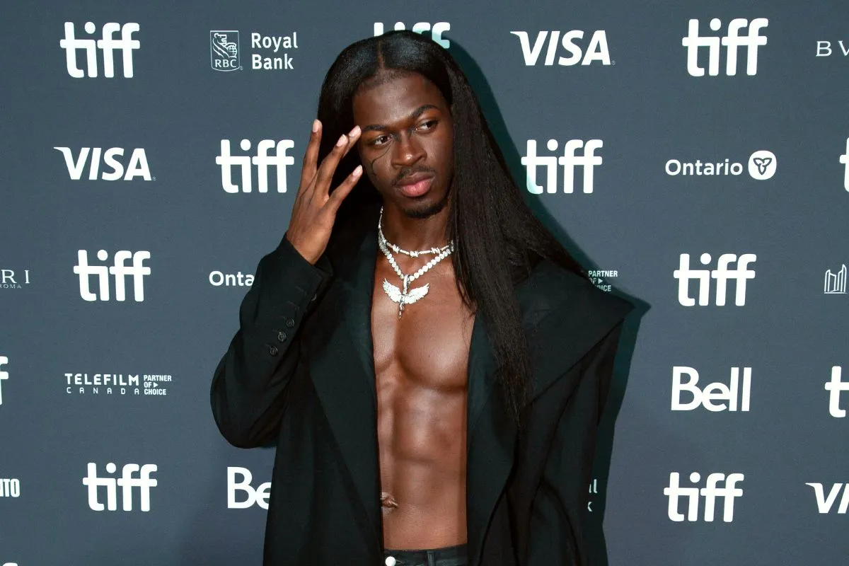TORONTO, ONTARIO - SEPTEMBER 09: Lil Nas X attends the "Lil Nas X: Long Live Montero" premiere during the 2023 Toronto International Film Festival at Roy Thomson Hall on September 09, 2023 in Toronto, Ontario.