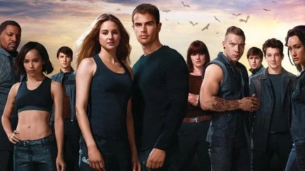 Shailene Woodley and Theo James in Divergent