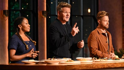 Chefs Nyesha Arrington, Gordon Ramsay, and Richard Blais hosting 'Next Level Chef'