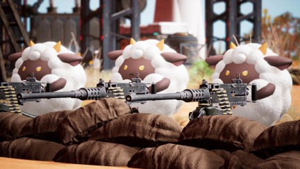 Adorable little Pals from Palworld carry machine guns