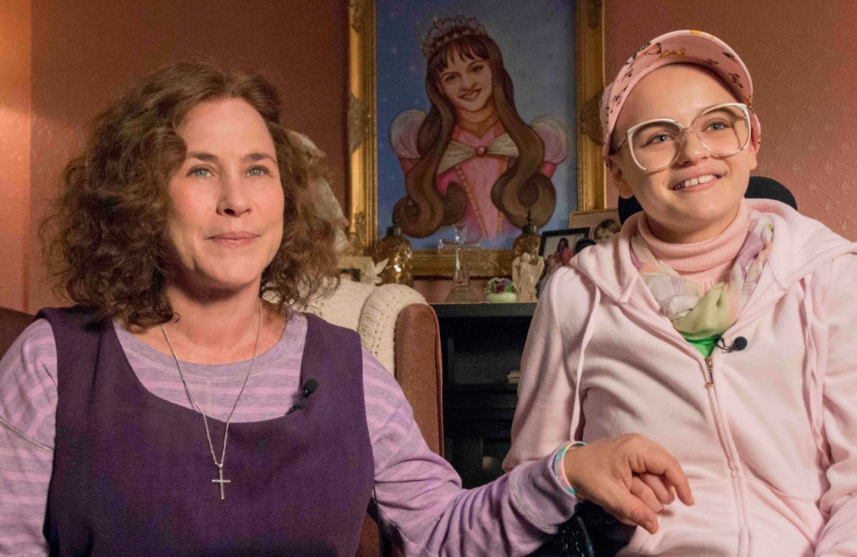 Patricia Arquette as Dee Dee Blanchard and Joey King as Gypsy Rose Blanchard in 'The Act'
