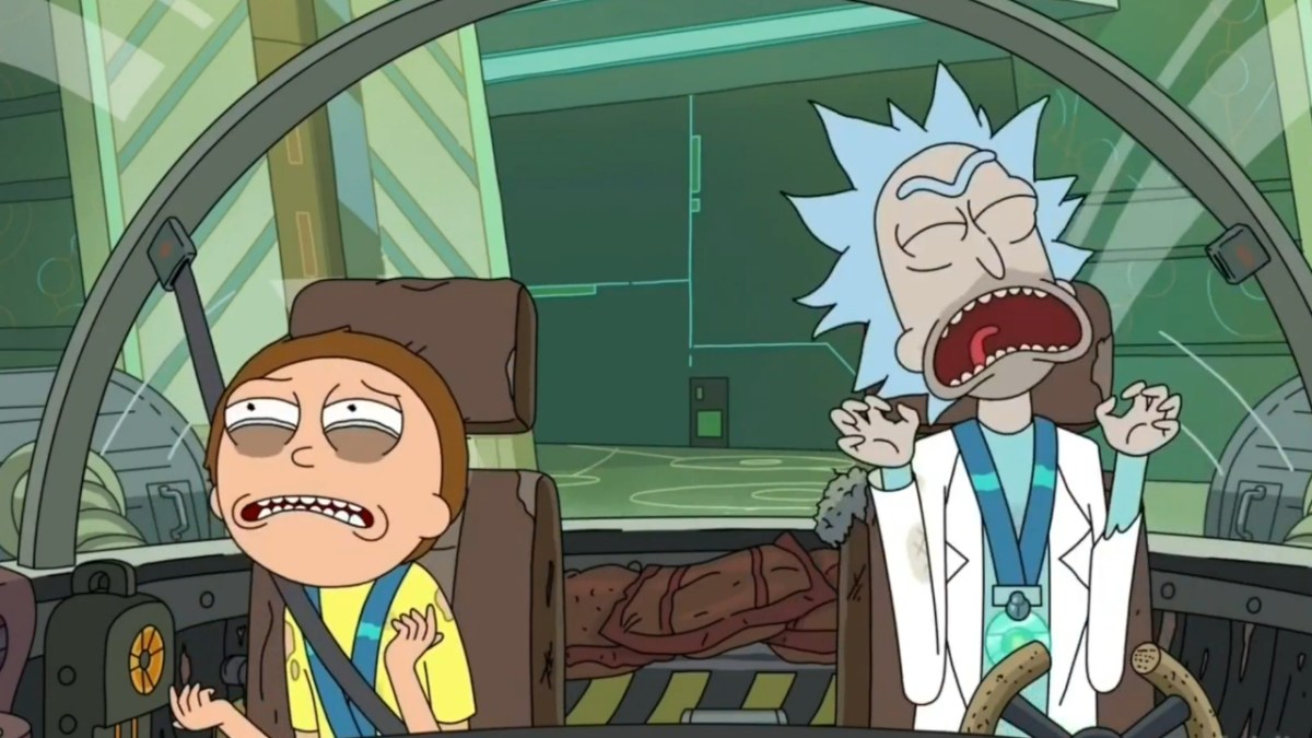 Rick and Morty screaming