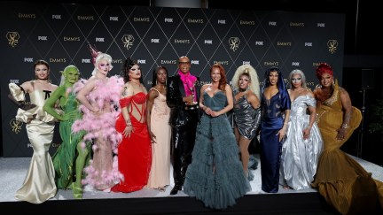 the cast of rupaul's drag race all together at the emmys
