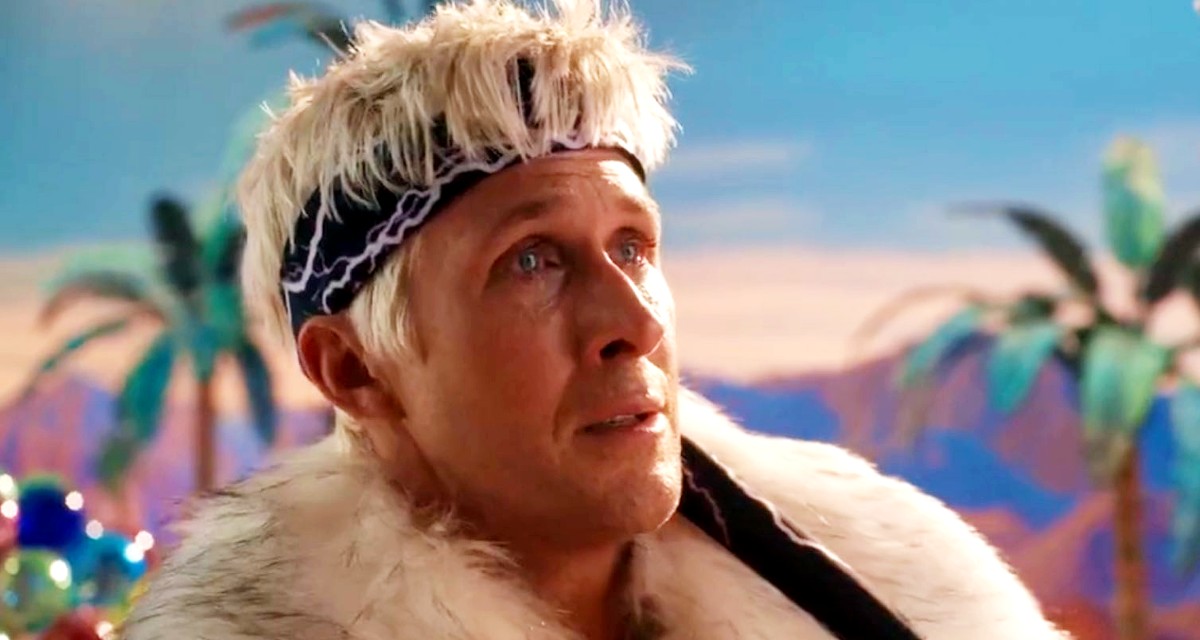 Ryan Gosling as Ken being dramatic in Barbie