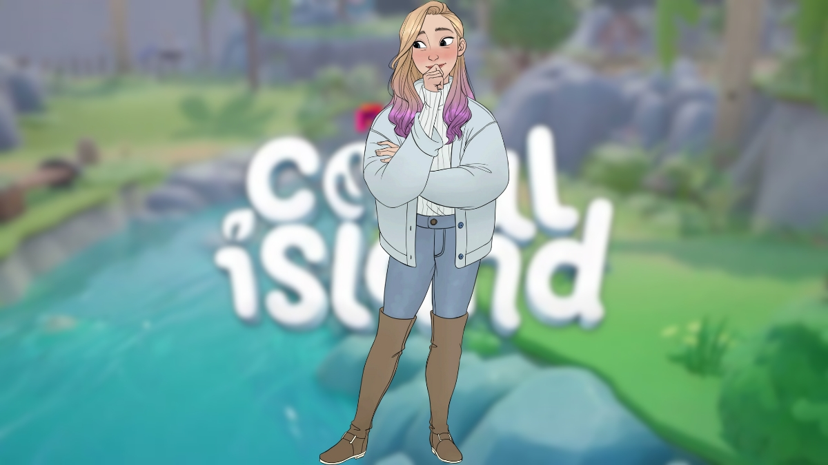 Suki blushing in Coral Island