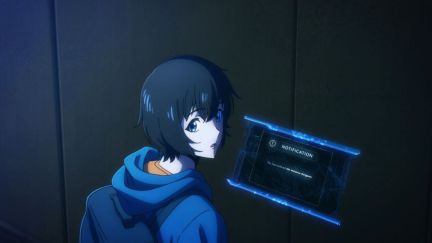 Sung Jinwoo entering an instance dungeon in Solo Leveling, Episode 3.