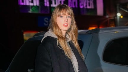 Taylor Swift in the New York City cold