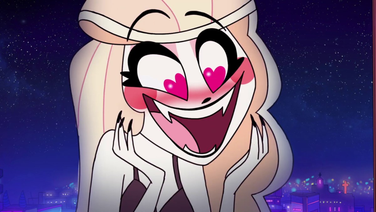A still shot of Charlie from the Verbalase Hazbin Hotel AMV