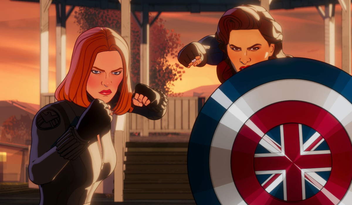 Natasha Romanoff and Captain Carter in What If...? season 2