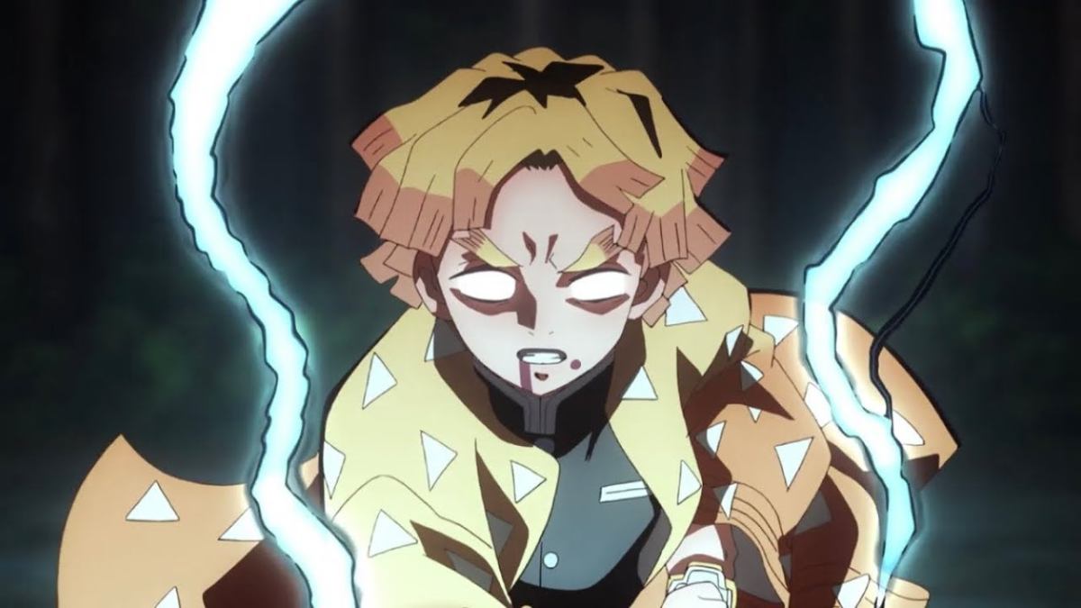 Zenitsu defeating the Spider Demon in his sleep in Demon Slayer