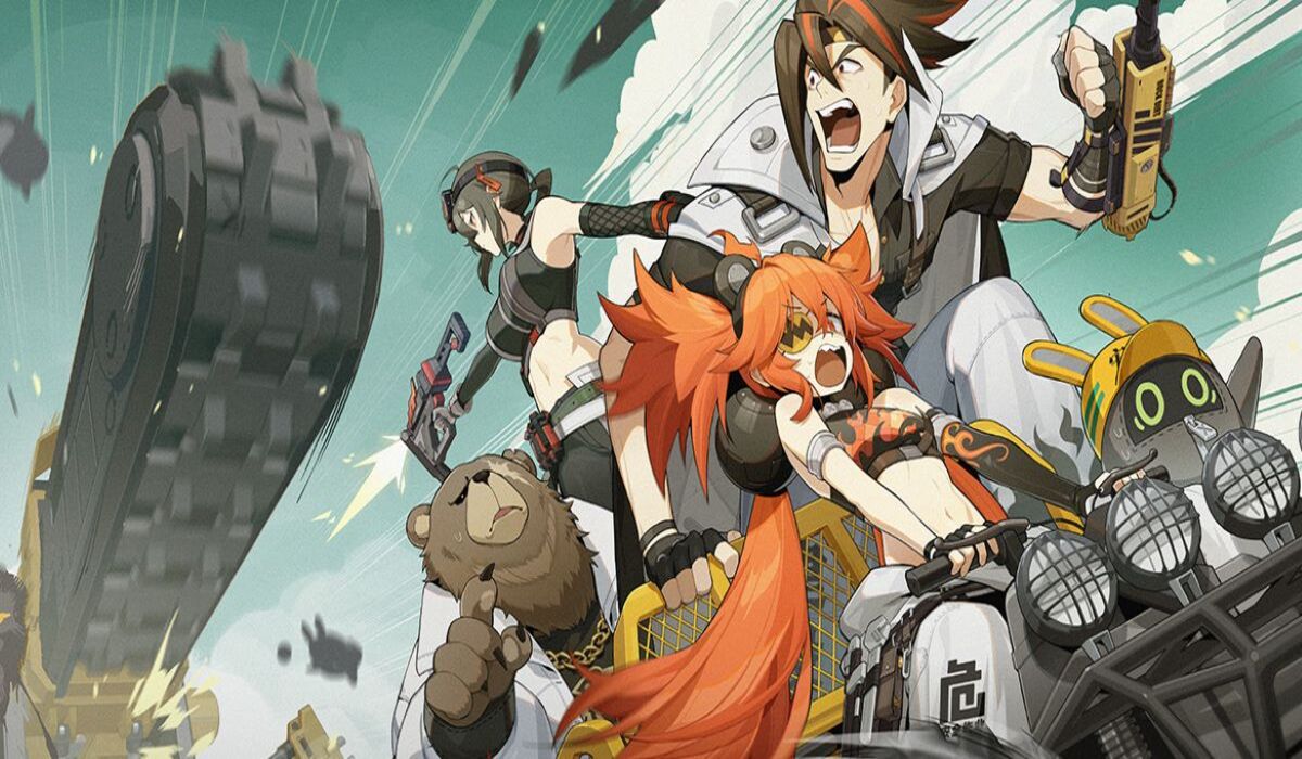 Grace, Ben, Anton, and Koleda from Zenless Zone Zero.