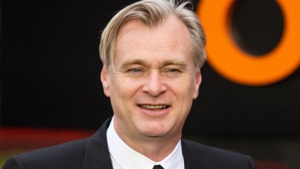 Christopher Nolan at the London Oppenheimer premiere.