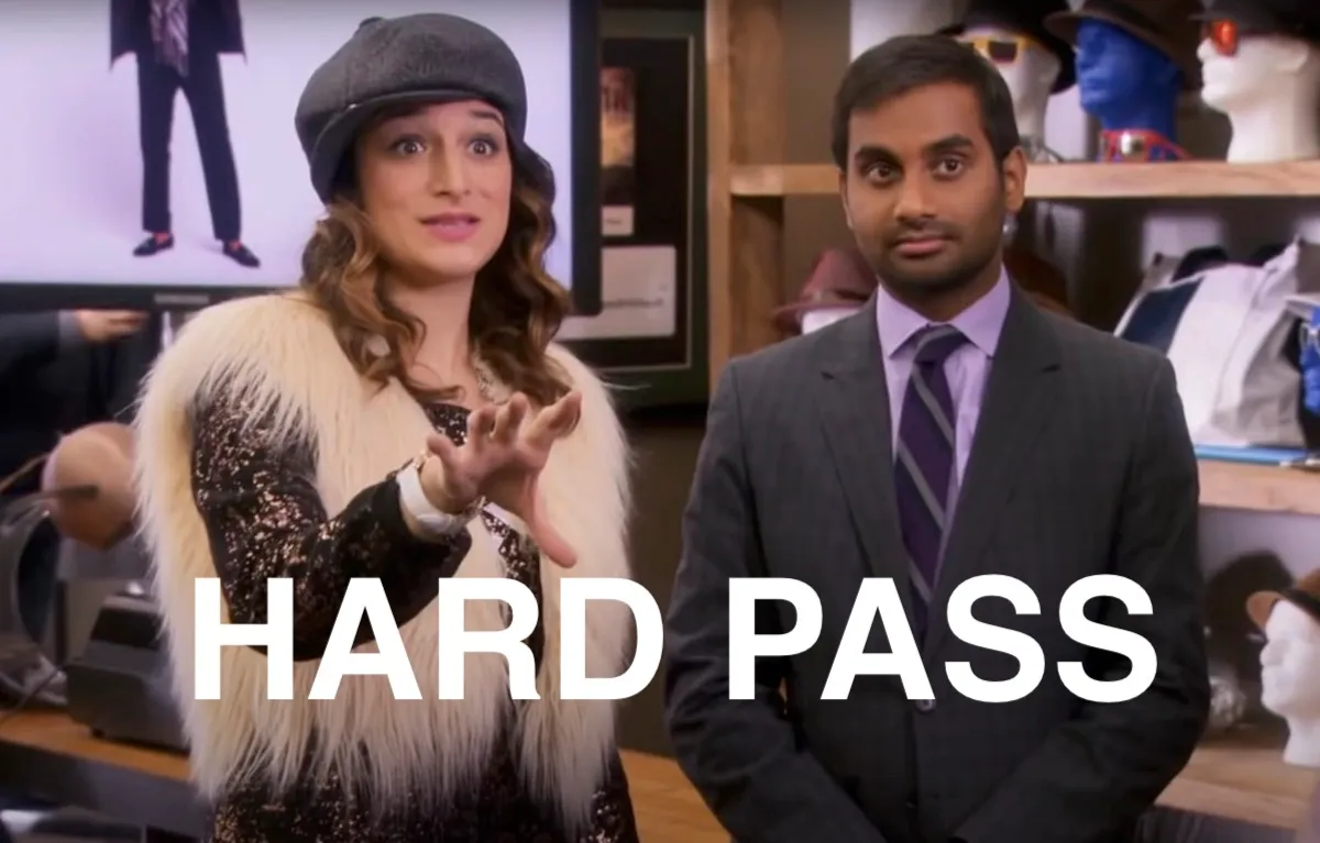 Mona-Lisa Saperstein emphatically says, "Hard pass," on Parks and Rec.