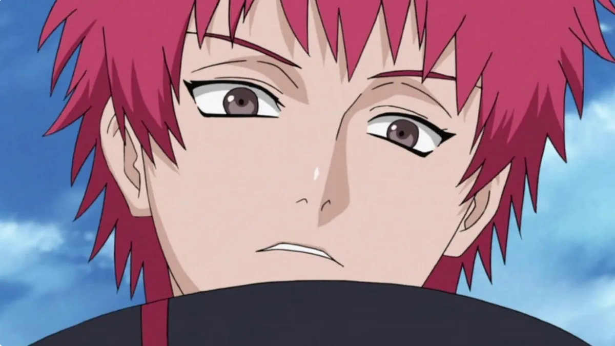 Sasori frowning in "Naruto Shippuden"