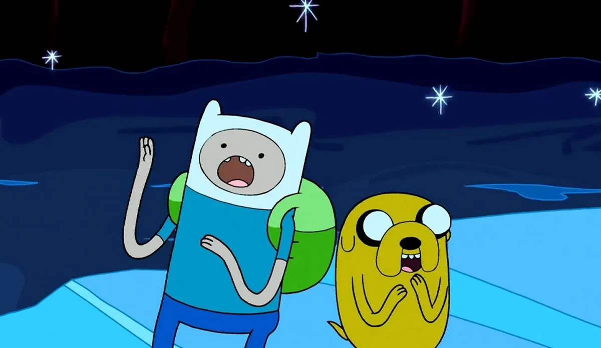 Finn and Jake in Adventure Time