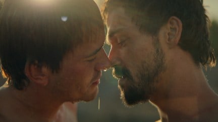 Alexander: The Making of a God, gay kiss scene