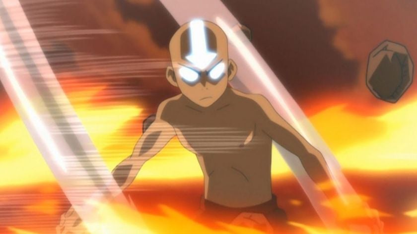 Avatar Aang in the Avatar state