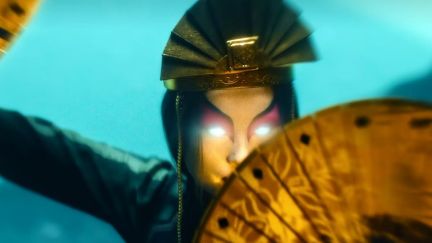 Avatar Kyoshi entering the Avatar State in the Netflix live action adaptation of Avatar: The Last Airbender