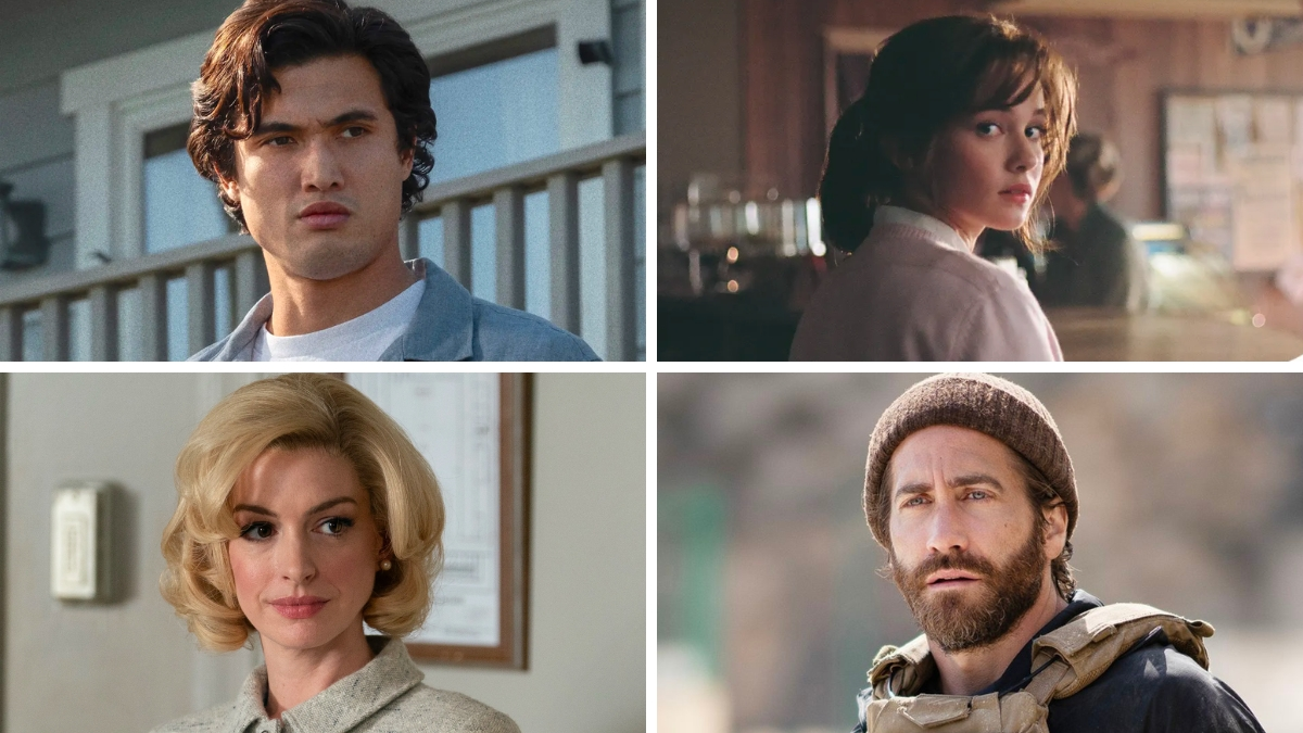 Rumored casting for 'Beef' season 2, clockwise from top left: Charles Melton, Cailee Spaeny, Jake Gyllenhaal, and Anne Hathaway