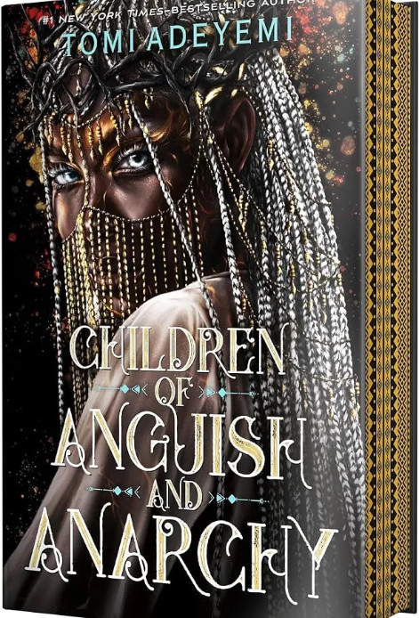 Cover of 'Children of Anguish and Anarchy' by artist Lola Idowu