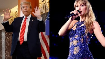 Donald Trump and Taylor Swift, back to back.