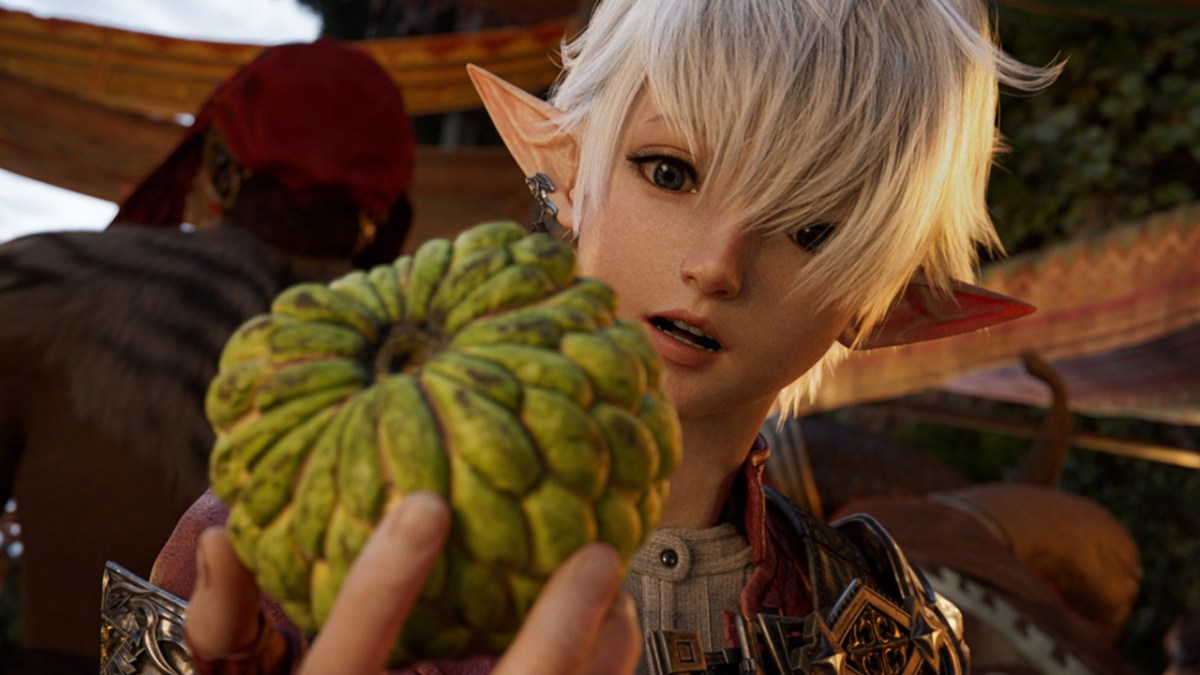 An elf in Final Fantasy XIV