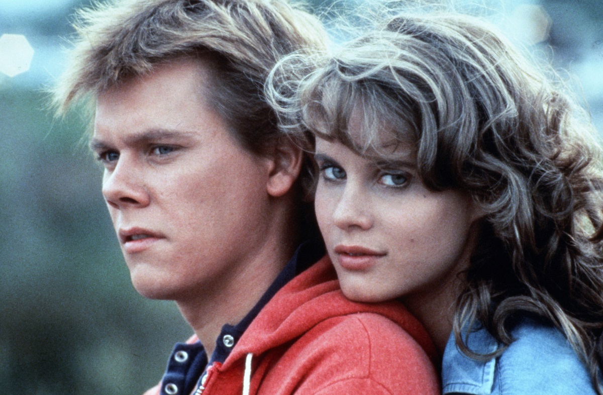 Kevin Bacon and Lori Singer in Footloose (1984)