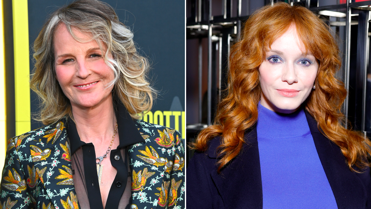 Helen Hunt and Christina Hendricks