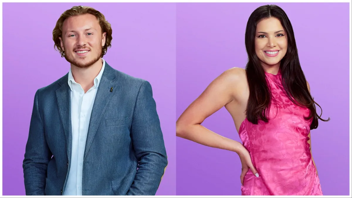 Johnny and Amy's headshots from 'Love Is Blind' season 6. 