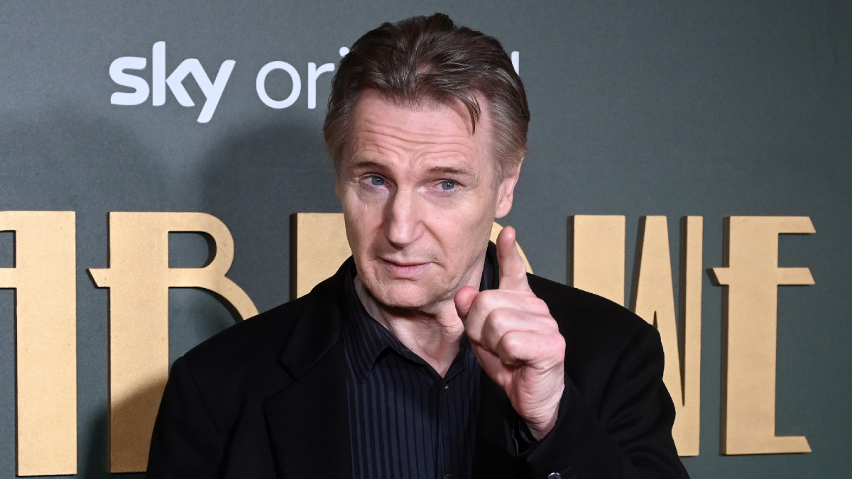 Liam Neeson at the premiere of 'Marlowe'