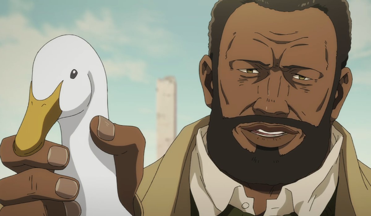 Mike Morris from Ninja Kamui offering Joe some peking duck.