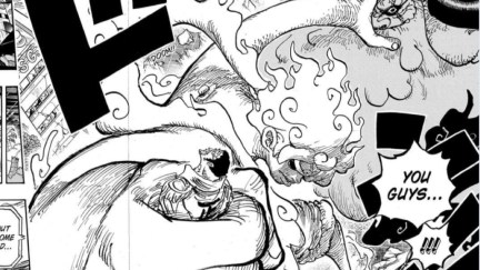 Luffy in Gear Five, Egghead Island