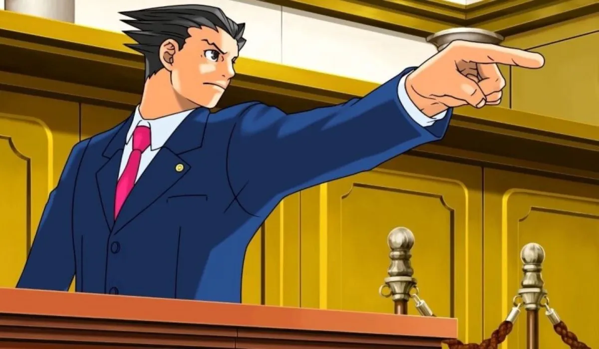 Phoenix Wright from Ace Attorney Objection Meme