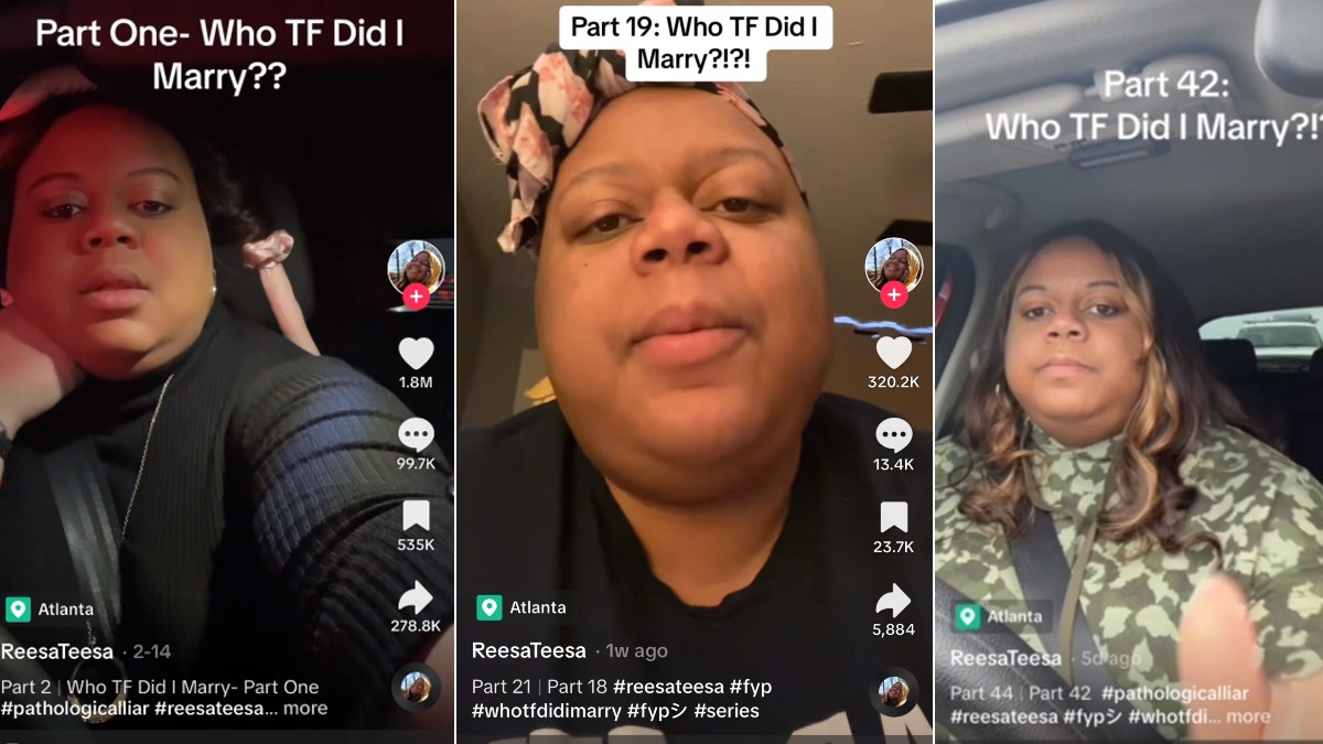 Reesa Teeasa's 50-part "Who the TF Did I marry" TikTok series