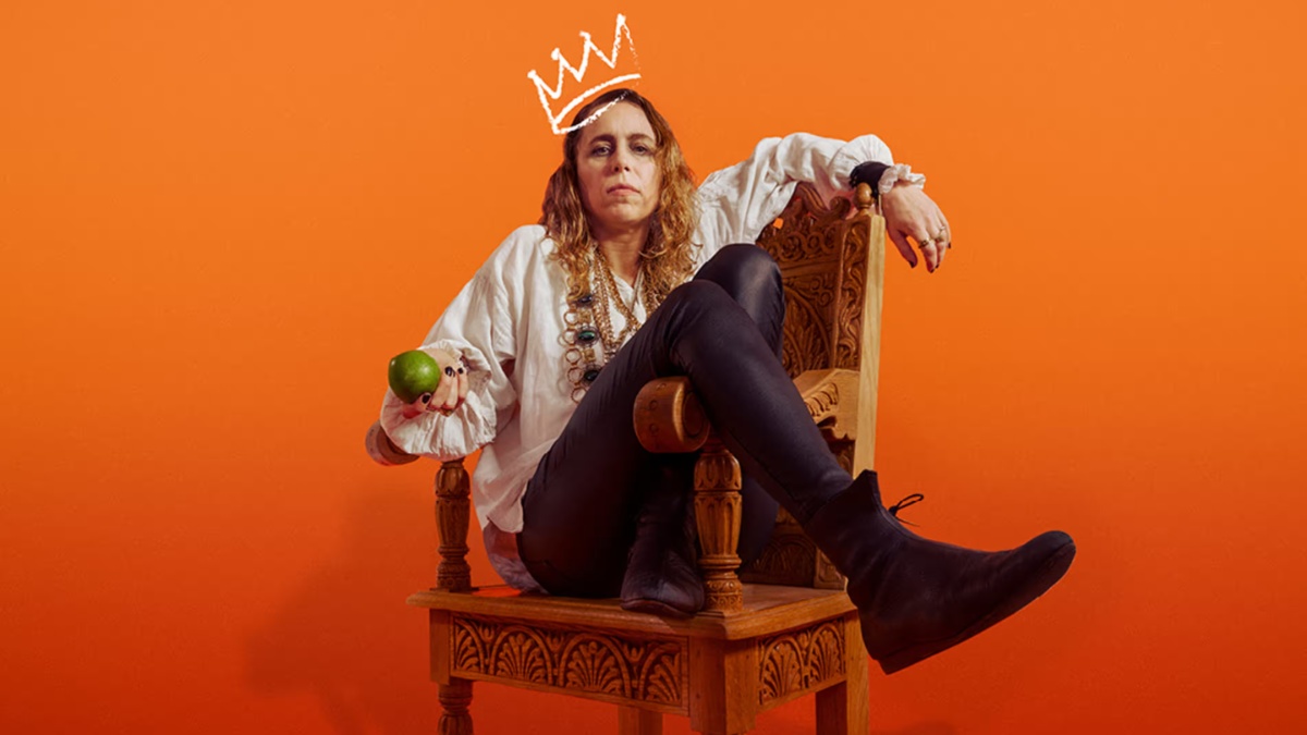 Michelle Terry as Richard III in Shakespeare's Globe poster