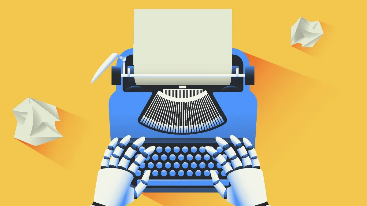 Robotic hands using a typewriter