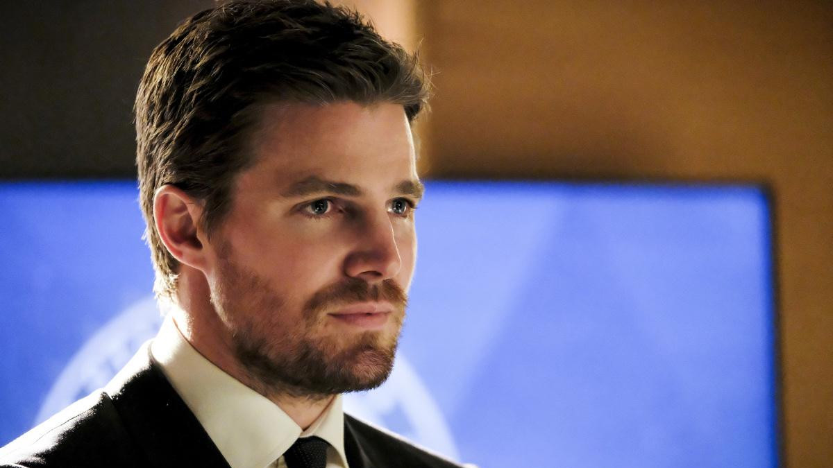 Stephen Amell as Oliver Queen in Arrow