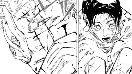 Yuta using cleave against Sukuna from Jujutsu Kaisen manga