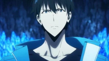 Sung Jinwoo against the Spider Boss from Episode 5 of Solo Leveling