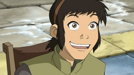 Teo meeting Aang for the first time, from the Avatar Gang, Avatar: The Last Airbender