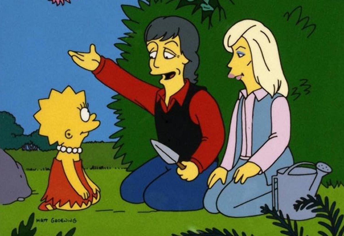 Lisa with Paul and Linda McCartney