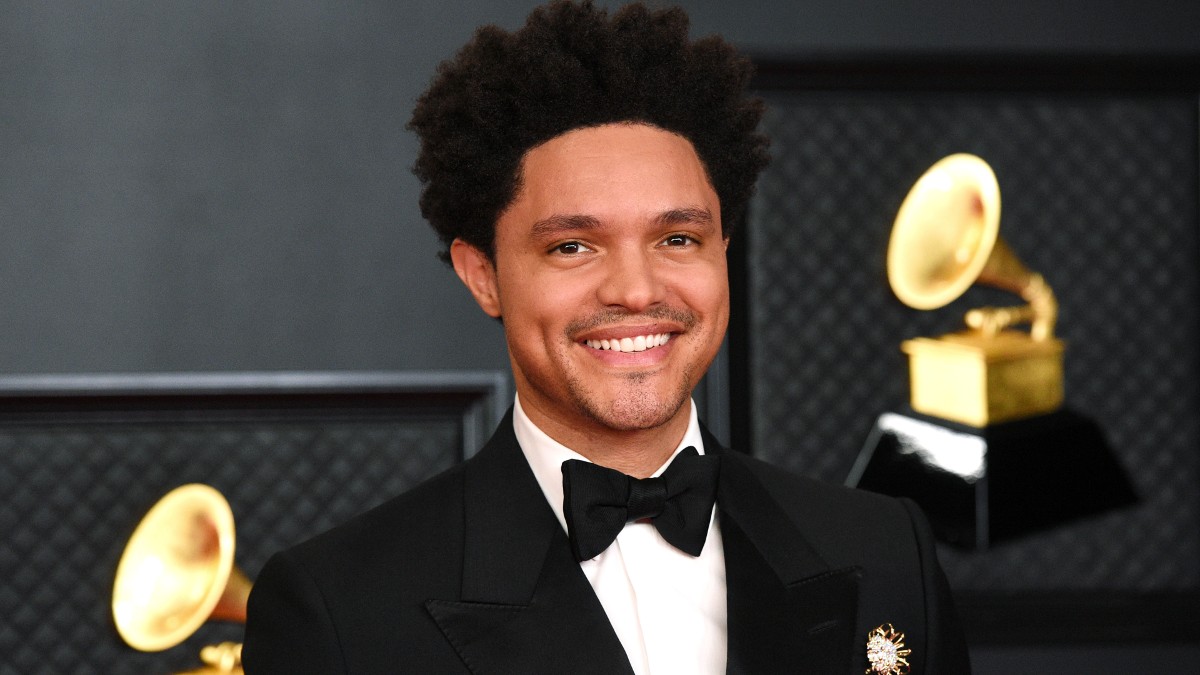 Trevor Noah poses at the 63rd Grammy Awards