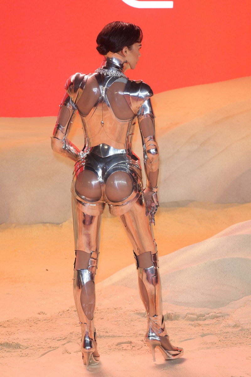 Zendaya in Thierry Mugler at the Dune: Part Two world premiere in London 